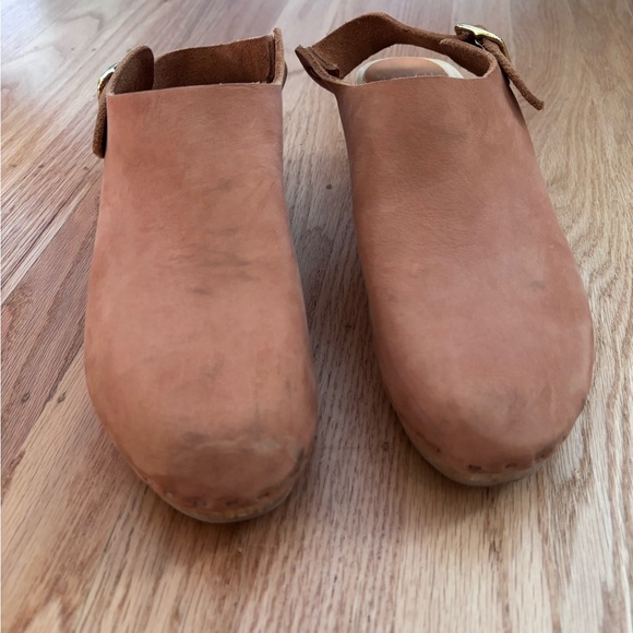 Bryr Suzie mid-heel clog in CLAY - Picture 3 of 7